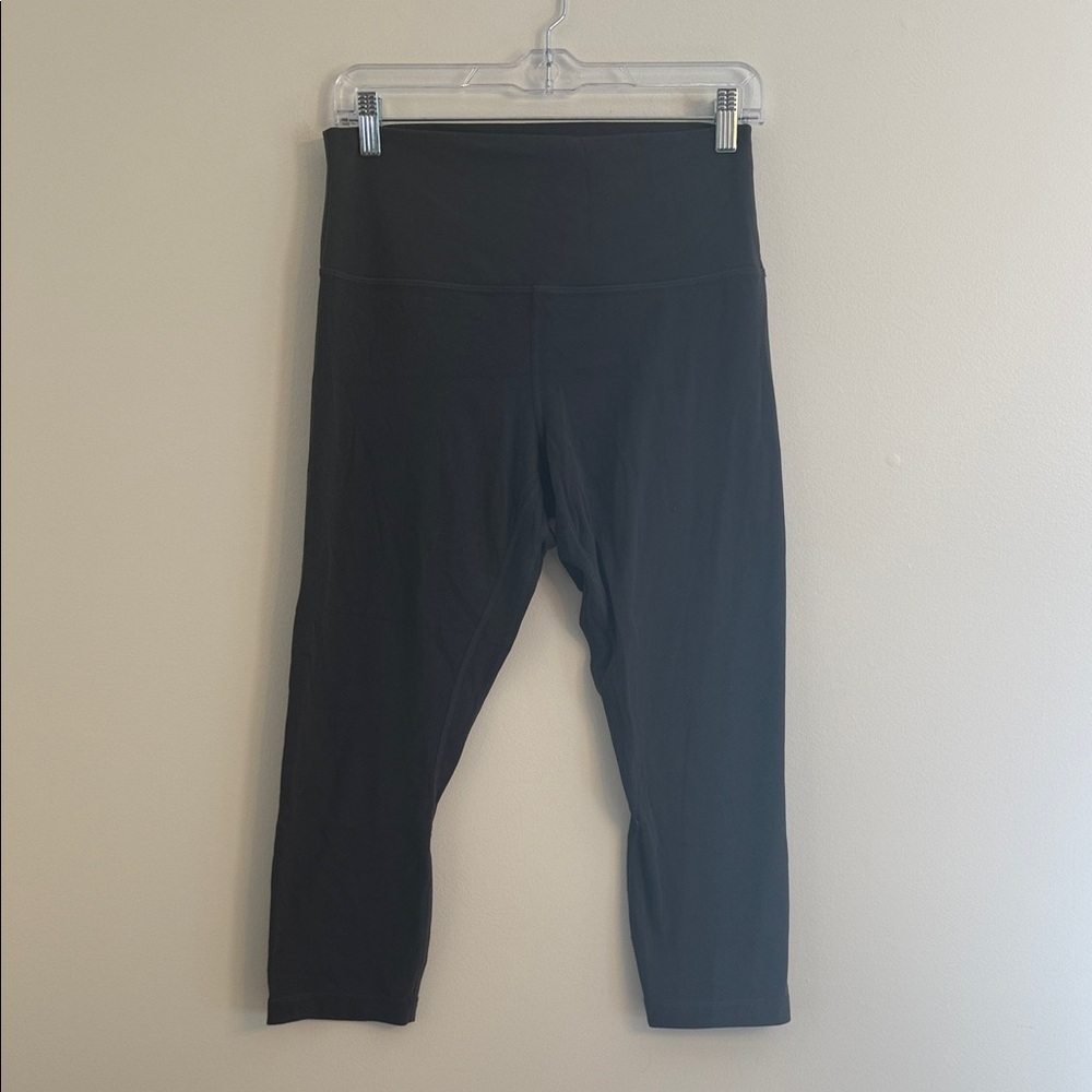Lululemon Athletica Black High-Waisted Cropped Leggings